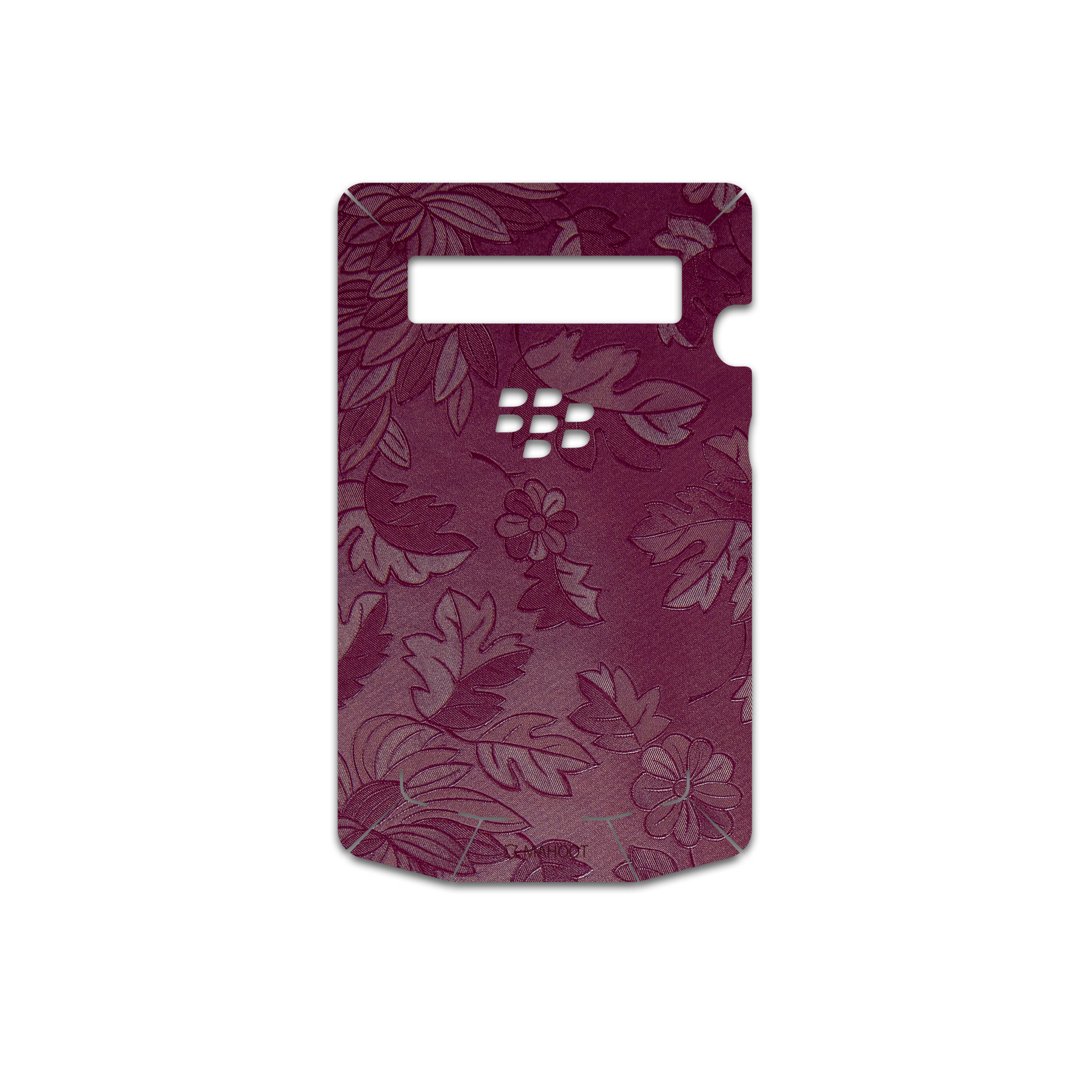 برچسب پوششی ماهوت مدل Red-Wildflower مناسب برای گوشی موبایل بلک بری Porsche Design P9981