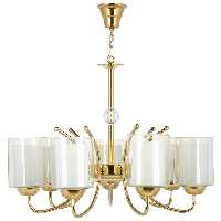 لوستر 7 شعله چشمه نور کد A824/7-G