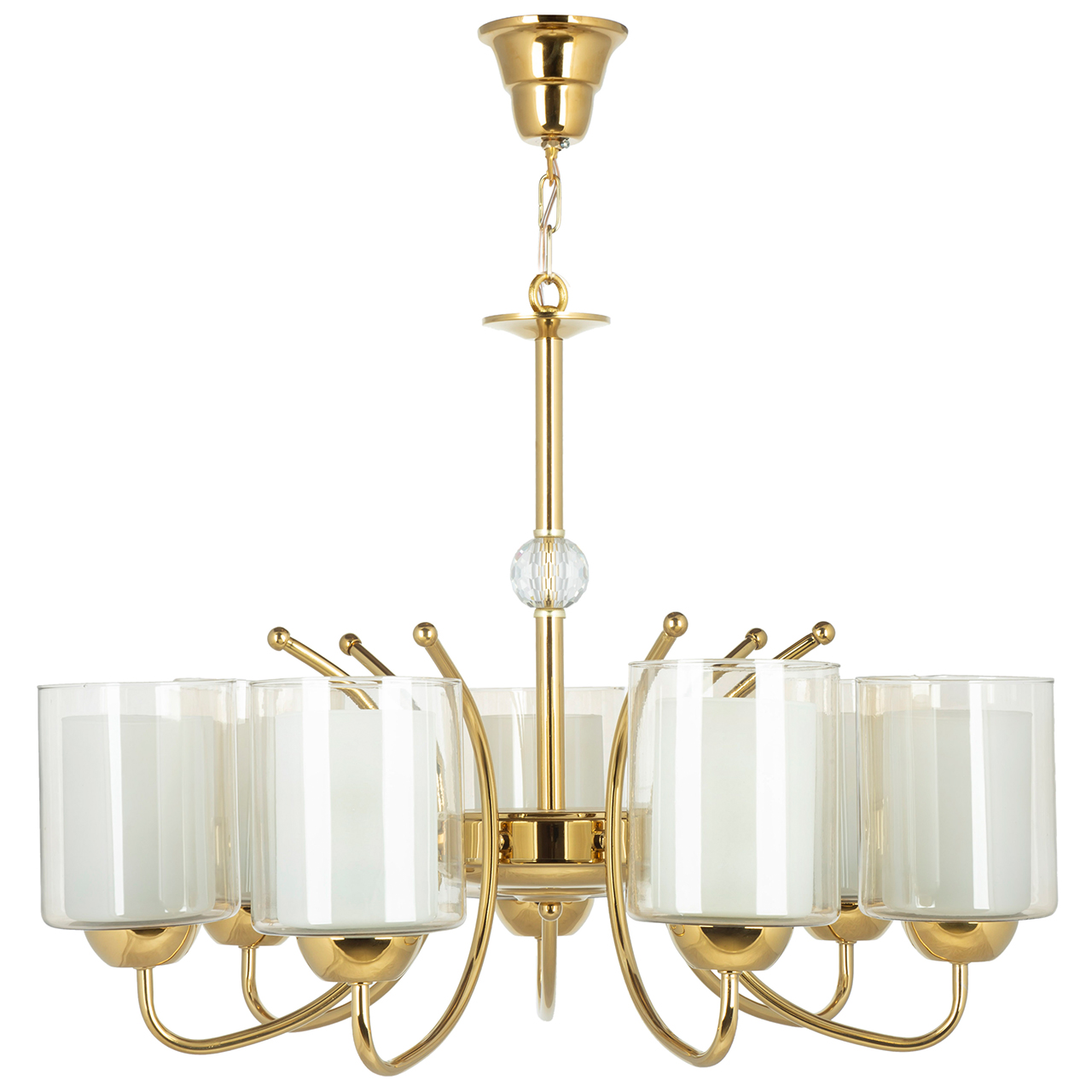 لوستر 7 شعله چشمه نور کد A824/7-G