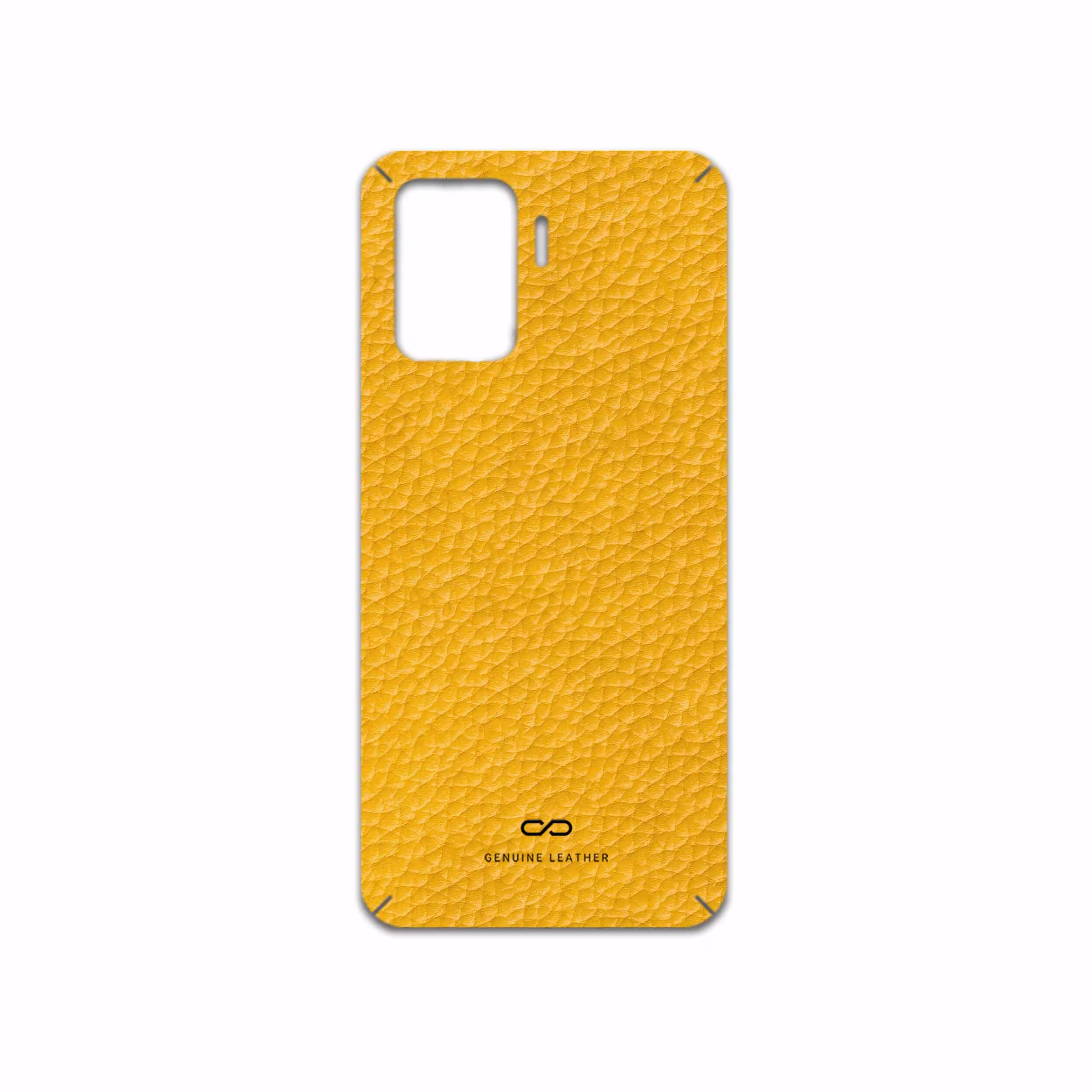 برچسب پوششی ماهوت مدل Mustard-Leather مناسب برای گوشی موبایل اپو A94 4G