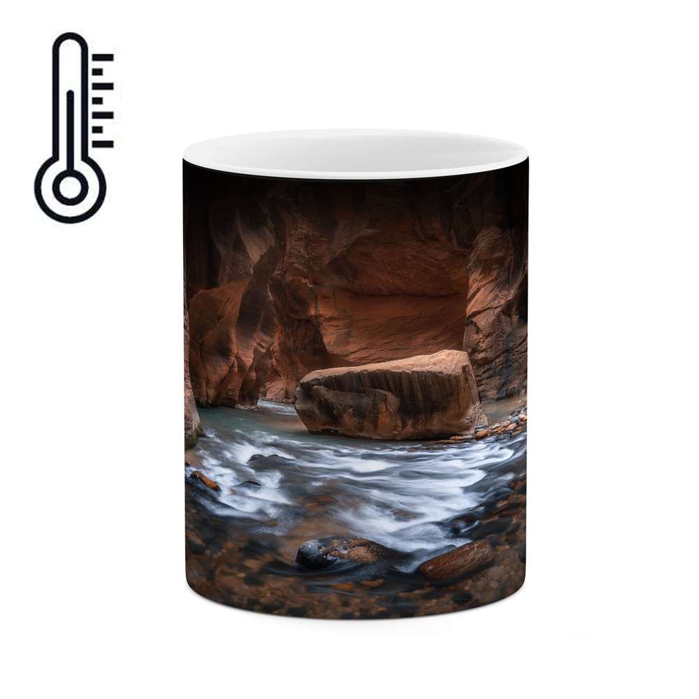 ماگ حرارتی کاکتی طرح منظره مدل mgh15754