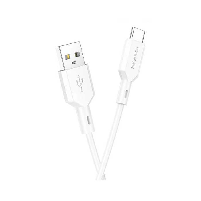 کابل تبدیل USB به USB-C بروفون مدل BX70 طول 1 متر
