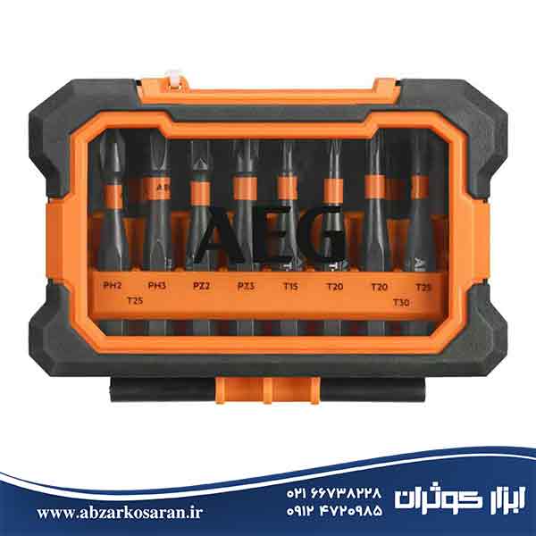 بیت پیچ گوشتی بالستیک 10 عددی آاگ AEG