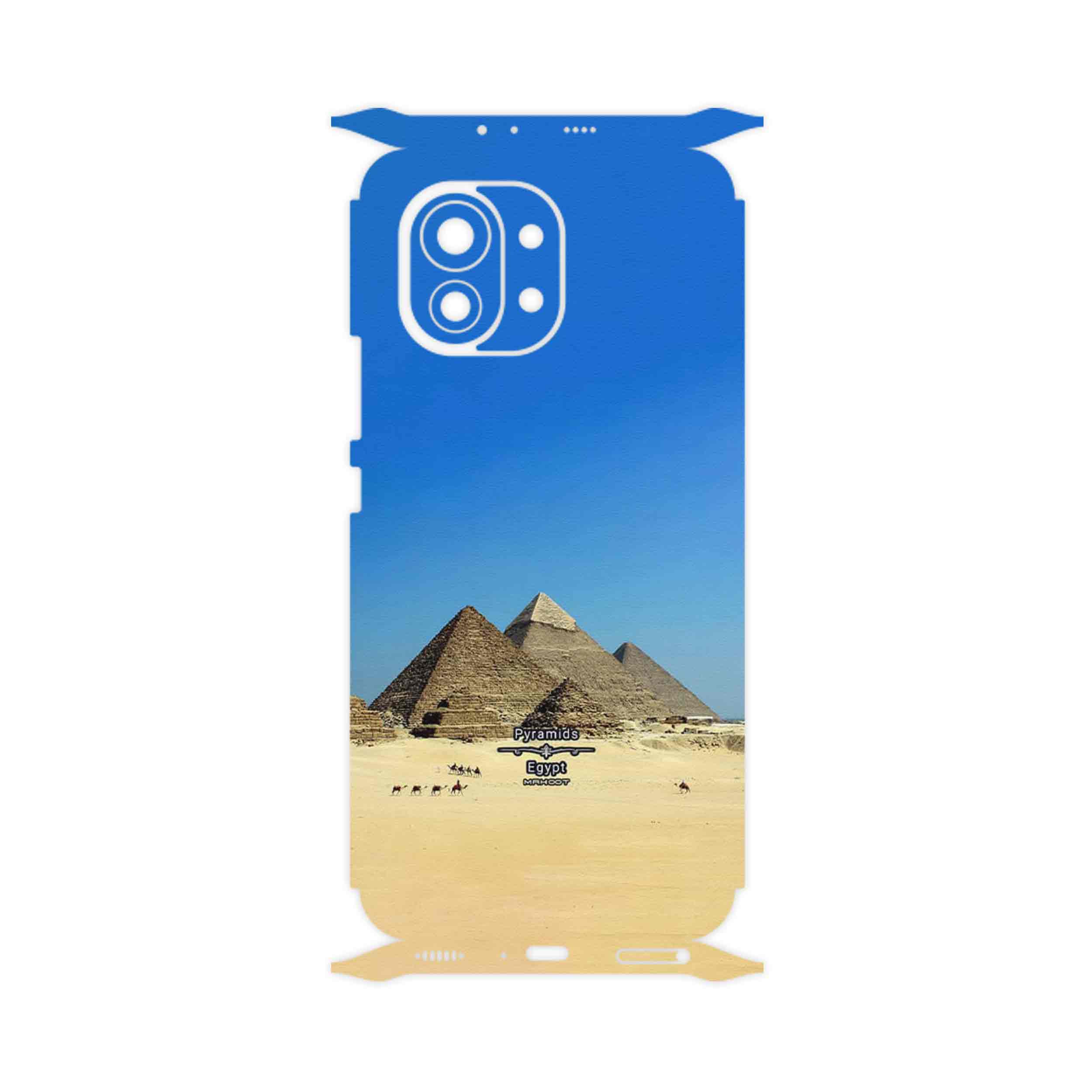 برچسب پوششی ماهوت مدل Pyramids of Egypt-FullSkin مناسب برای گوشی موبایل شیائومی Mi 11 5G