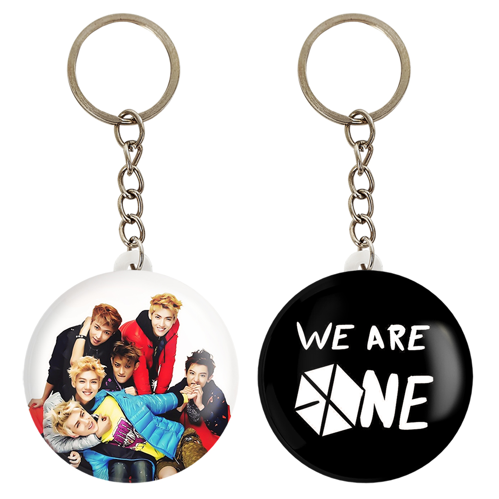 جاکلیدی خندالو مدل گروه اکسو EXO کد 1367113669 مجموعه 2 عددی