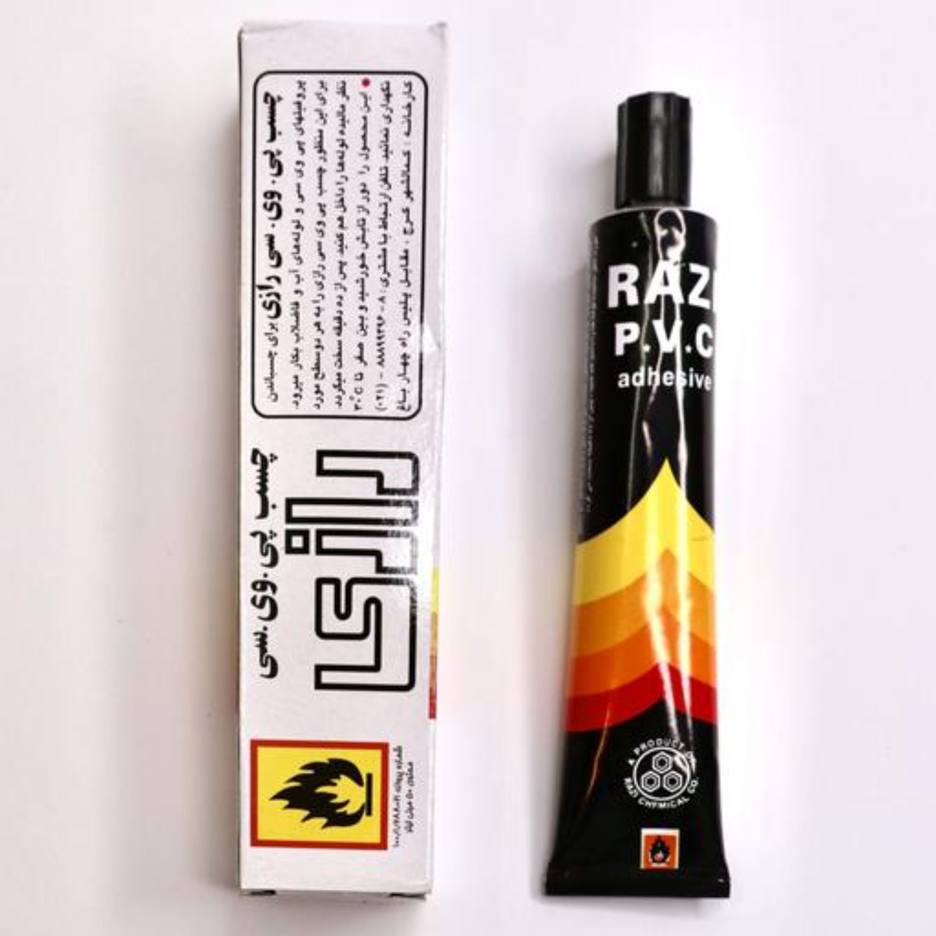 چسب پی وی سی PVC پولیکا پمادی رازی 50 میلی لیتر