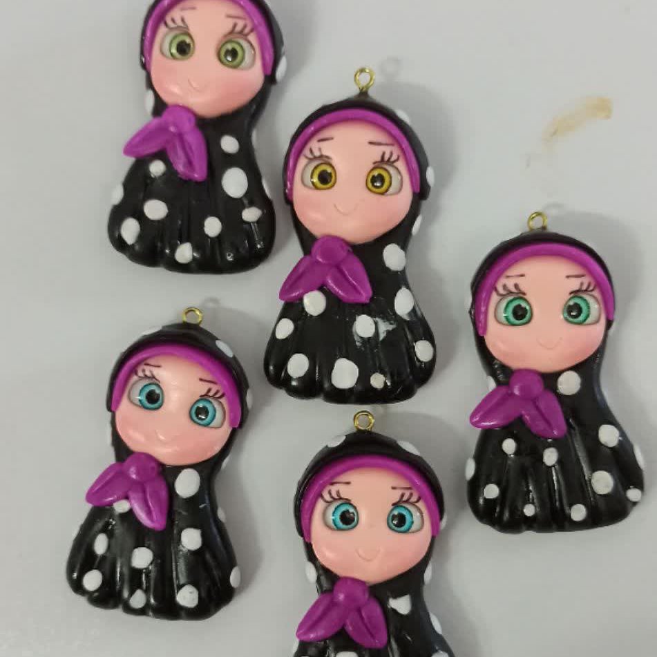 پک 10 تایی عروسکی گیره و آویز کیف ارسال رایگان 