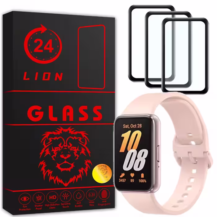 محافظ صفحه نمایش لاین مدل RT007 مناسب برای ساعت هوشمند سامسونگ Galaxy Fit 3 بسته سه عددی | کالا برتری
