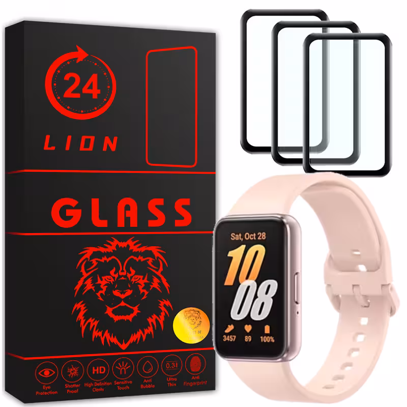 محافظ صفحه نمایش لاین مدل RT007 مناسب برای ساعت هوشمند سامسونگ Galaxy Fit 3 بسته سه عددی | کالا برتری