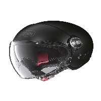 کلاه کاسکت موتورسیکلت چند رنگ N21 Visor 06 کلاسیک 010 Half Case Matty مشکی نولان Nolan