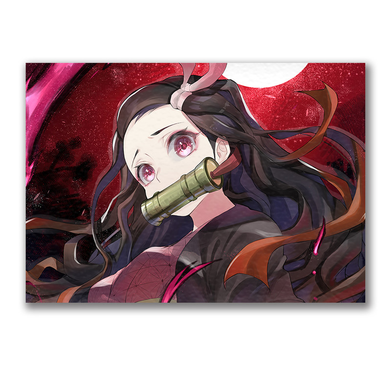 تابلو شاسی طرح انیمه demon slayer kimetsu no yaiba مدل 003 | دنیای قاب