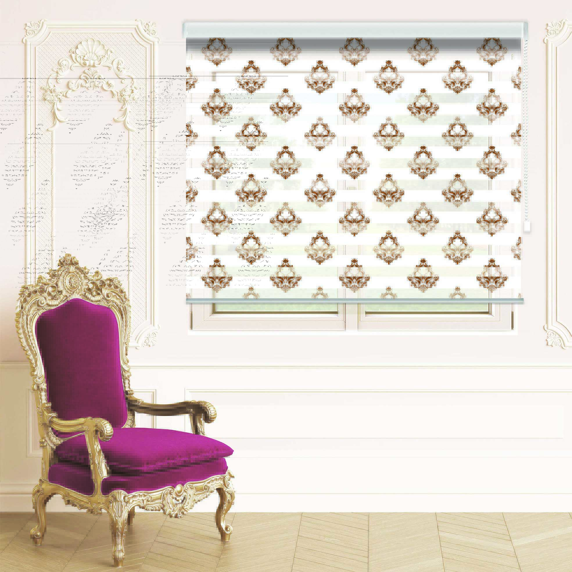  پرده زبرا مدل TO-1 سایز 135x180 سانتی متر