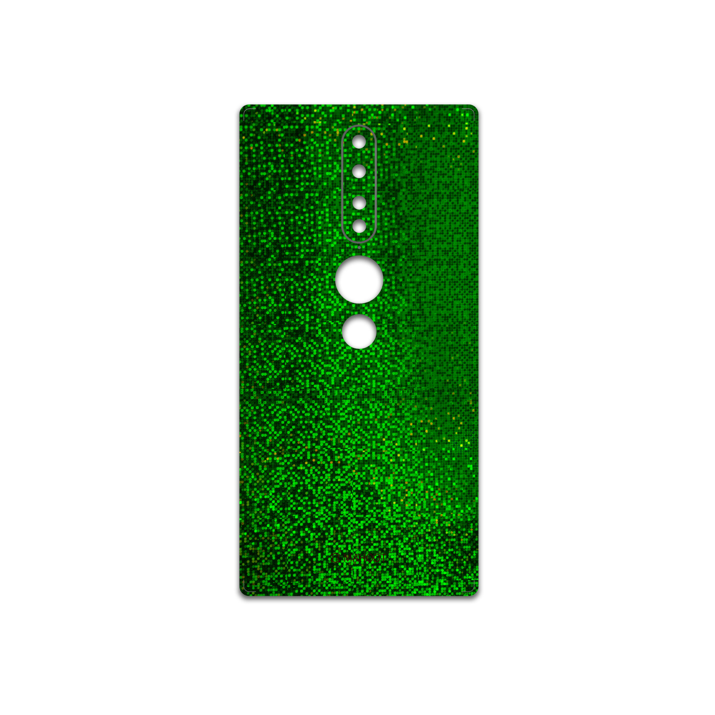 برچسب پوششی ماهوت مدل Green-Holographic مناسب برای گوشی موبایل لنوو Phab2 Pro