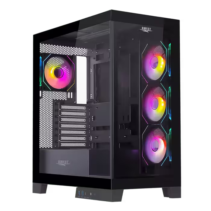 مشخصات، قیمت و خرید کیس گیمینگ کامپیوتر AWEST مدل GT-AQ16-MB