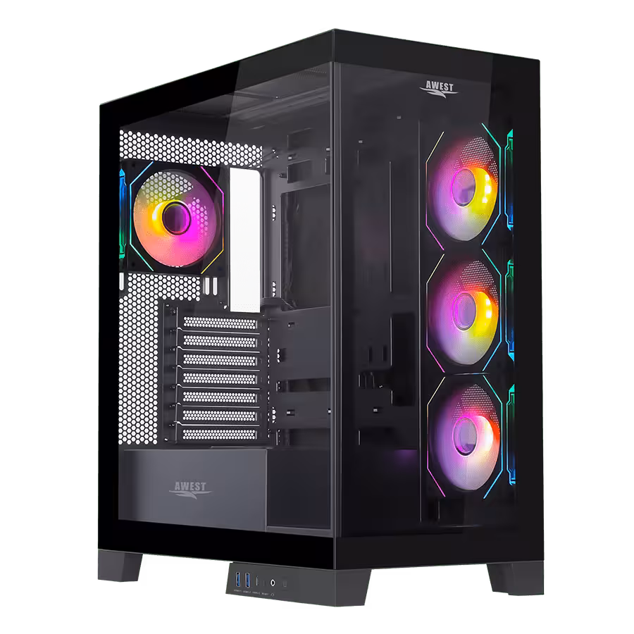 مشخصات، قیمت و خرید کیس گیمینگ کامپیوتر AWEST مدل GT-AQ16-MB