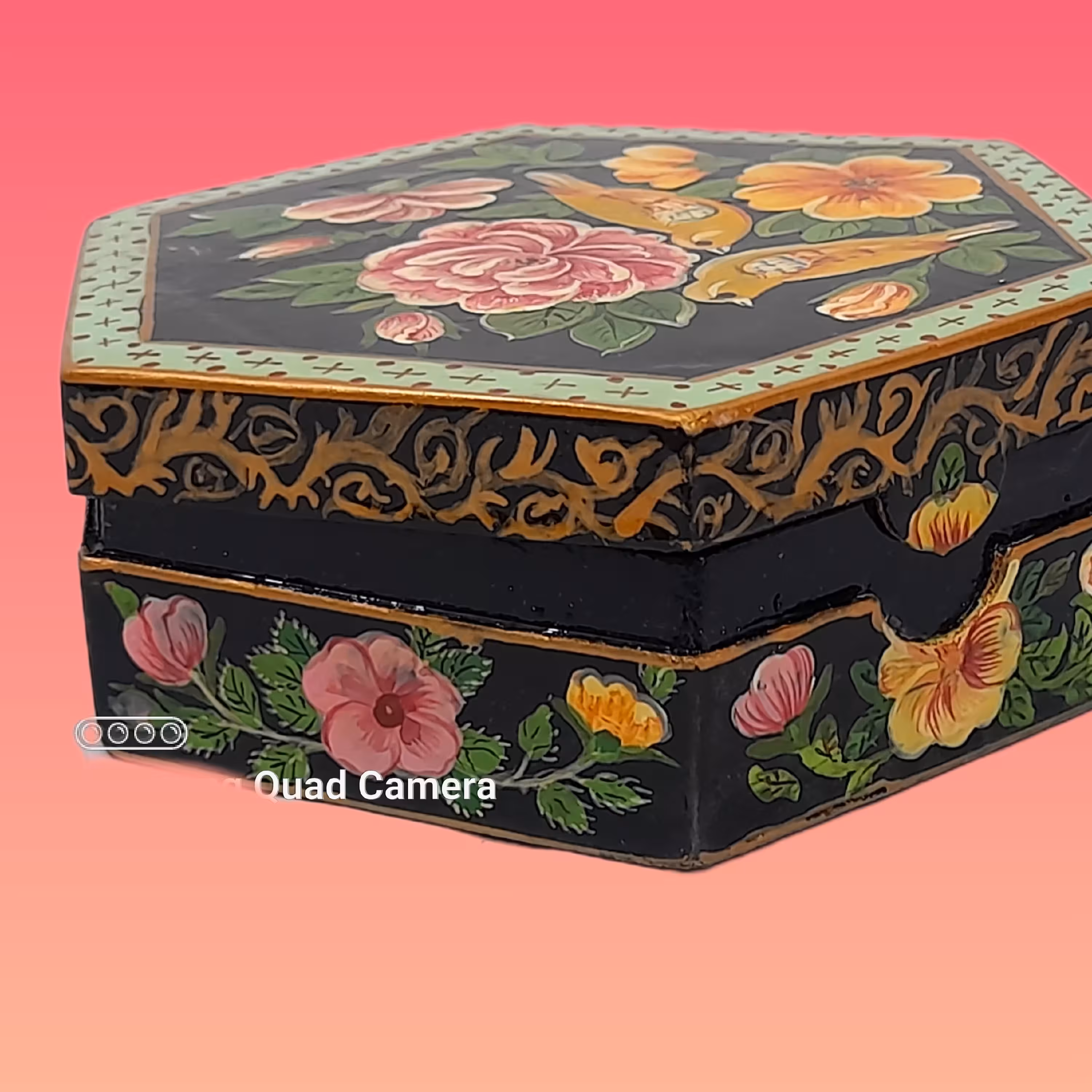 جعبه پنج ضلعی پاپیه ماشه