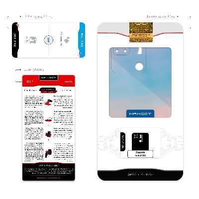 برچسب پوششی ماهوت مدل ARG-e-BAM مناسب برای گوشی موبایل شیائومی Redmi 10A
