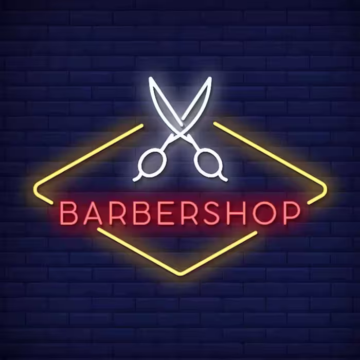 تابلو نئون طرح آرایشگاه