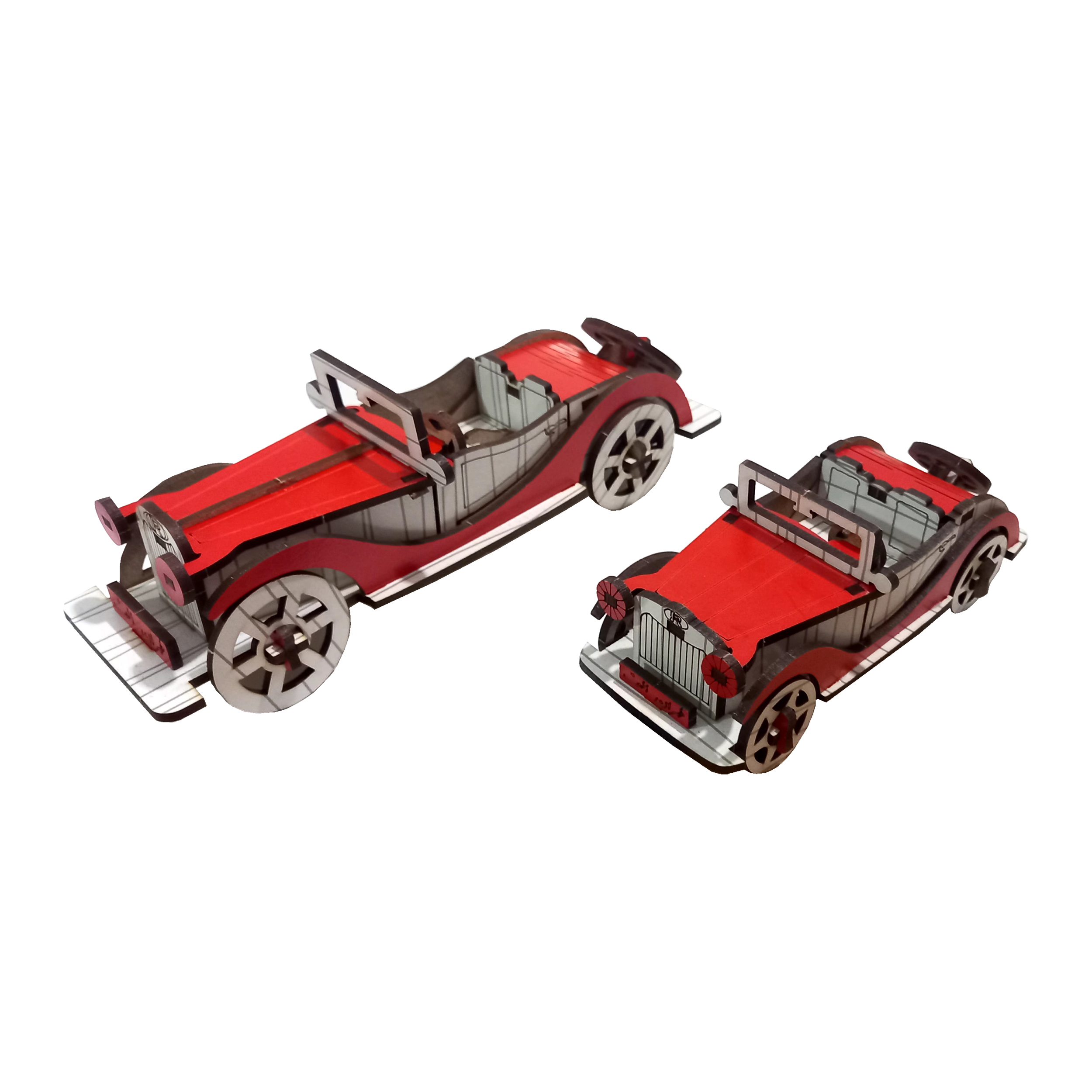 ماکت دکوری مدل ماشین های قدیمی کروک کد 002 مجموعه 2 عددی 