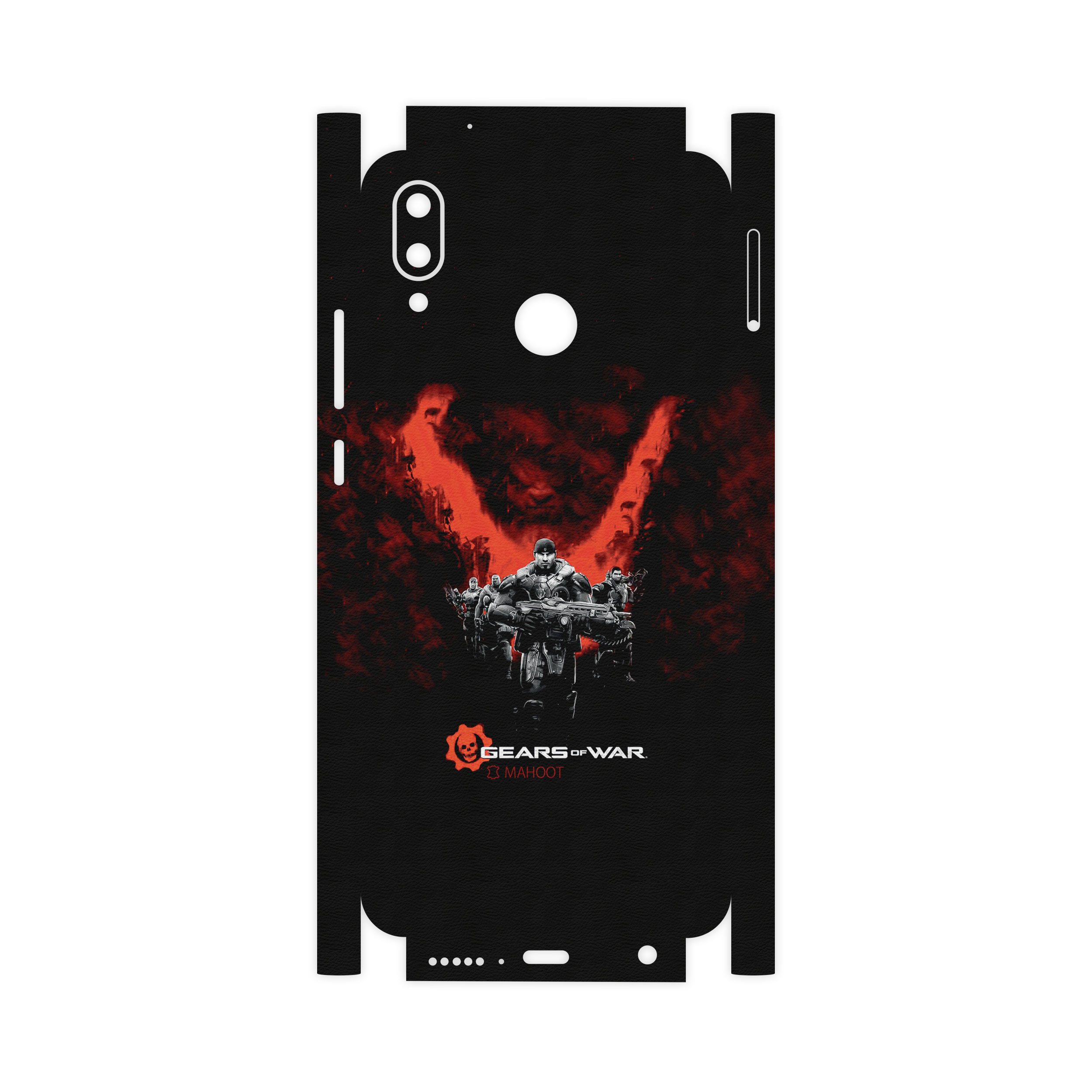 برچسب پوششی ماهوت مدل GEARS-OF-WAR-Game-FullSkin مناسب برای گوشی موبایل هوآوی Nova 3e