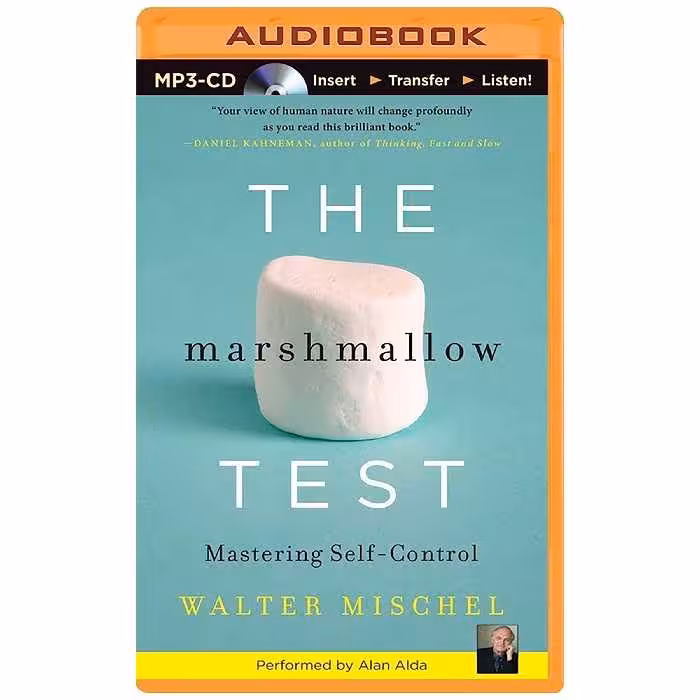 کتاب The  Marshmallow Test اثر Walter Mischel and Alan Alda انتشارات Brilliance