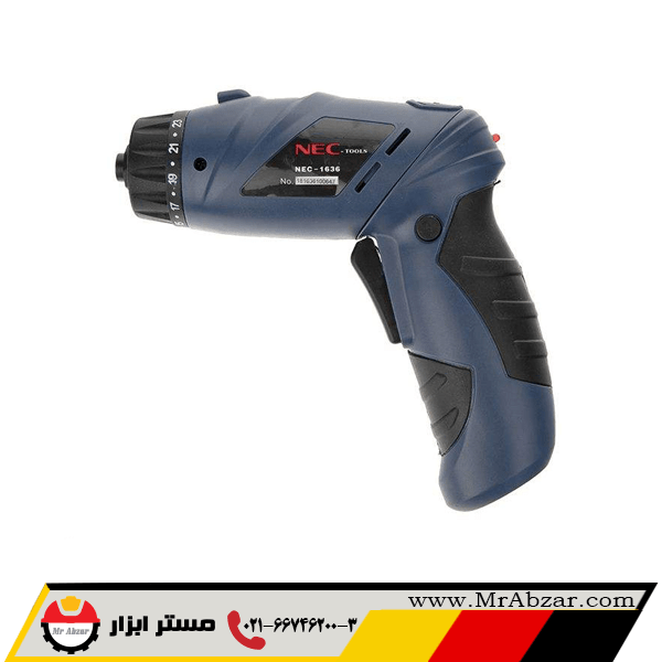 پیچ گوشتی شارژی ان ای سی NEC-1636