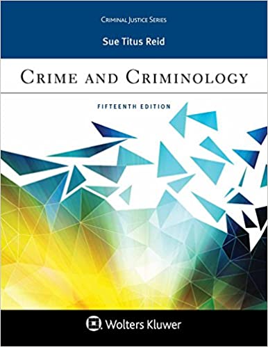 خرید و دانلود نسخه کامل کتاب Crime and Criminology (Aspen Criminal Justice) (15th Edition) - pdf