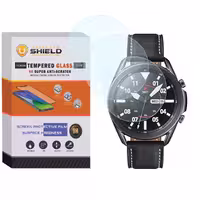 محافظ صفحه نمایش شیشه ای آلتیمیت شیلد مدل SH-UL مناسب برای ساعت هوشمند سامسونگ Galaxy Watch 3 45mm بسته سه عددی