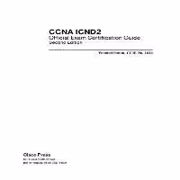 خرید و دانلود نسخه کامل کتاب CCNA ICND2 Official Exam Certification Guide (CCNA Exams 640-816 and 640-802) (2nd Edition)