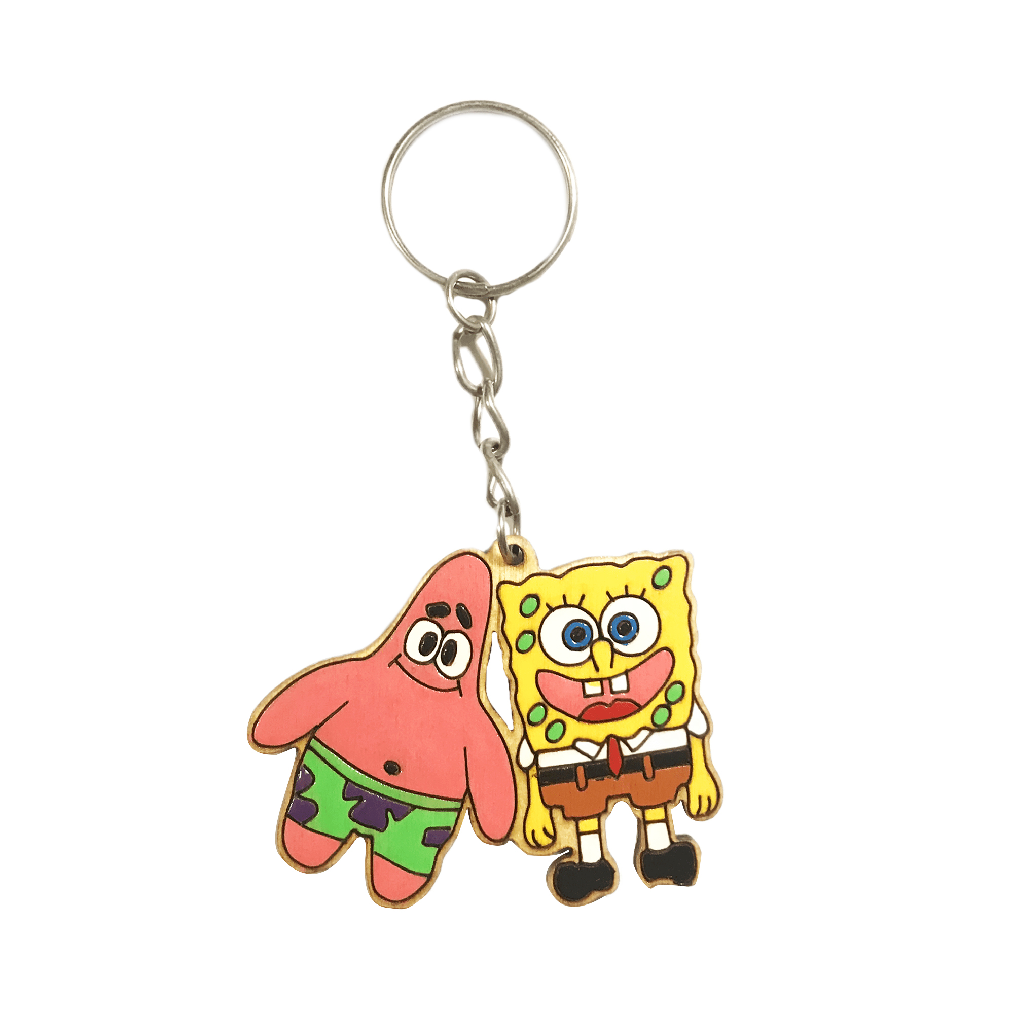 جاکلیدی مدل عروسک باب اسفنجی و پاتریک 