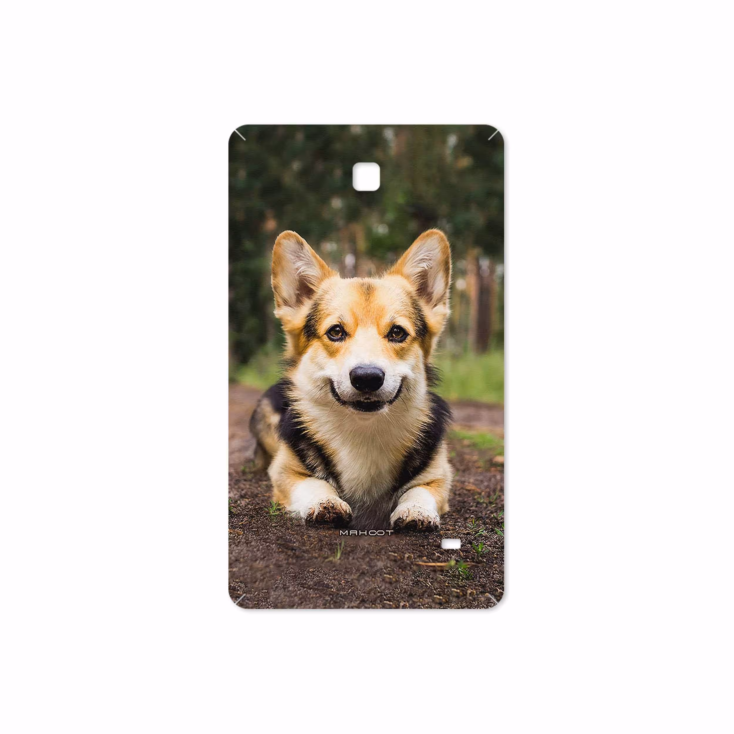 برچسب پوششی ماهوت مدل Dog-2 مناسب برای تبلت سامسونگ Galaxy Tab 4 7.0 2014 T231