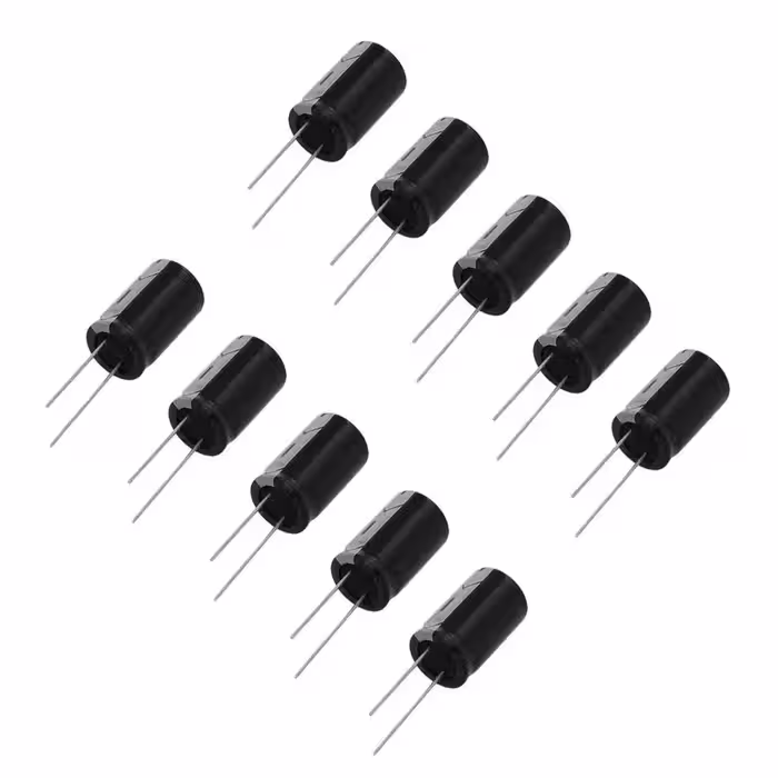 خازن الکترولیت 4.7 میکروفاراد مدل 16V بسته 10 عددی