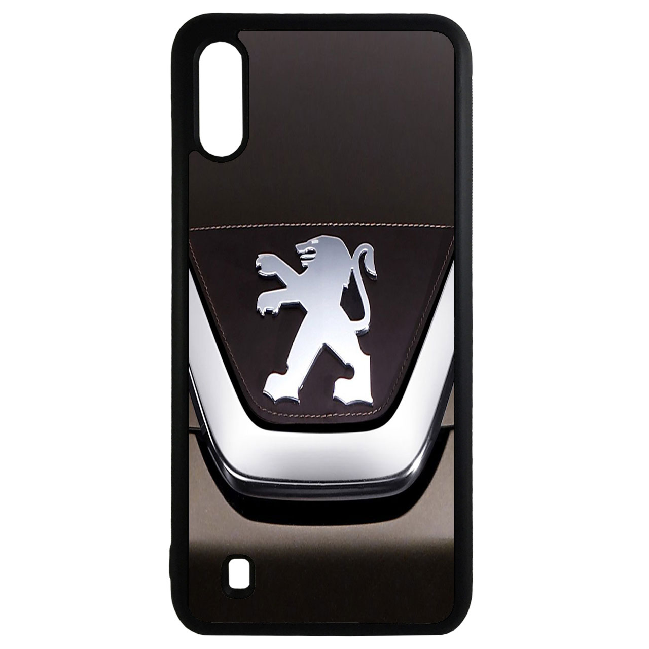 کاور طرح لوگو پژو کد 110646 مناسب برای گوشی موبایل سامسونگ galaxy a01