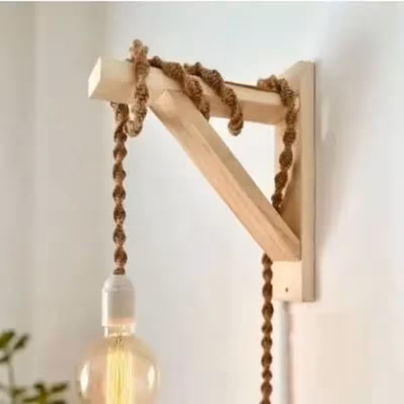 پایه چوبی نگهدارنده اشیاء به صورت آویز