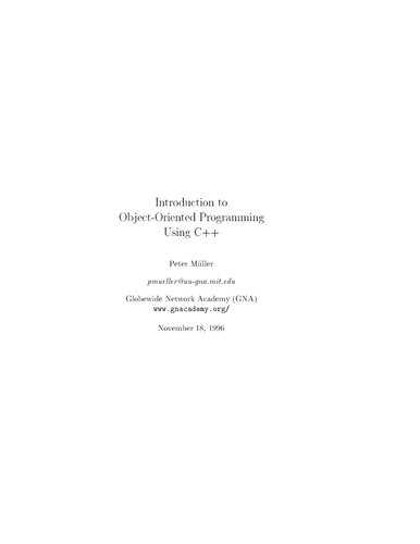 خرید و دانلود نسخه کامل کتاب Introduction to Object-Oriented Programming using C
