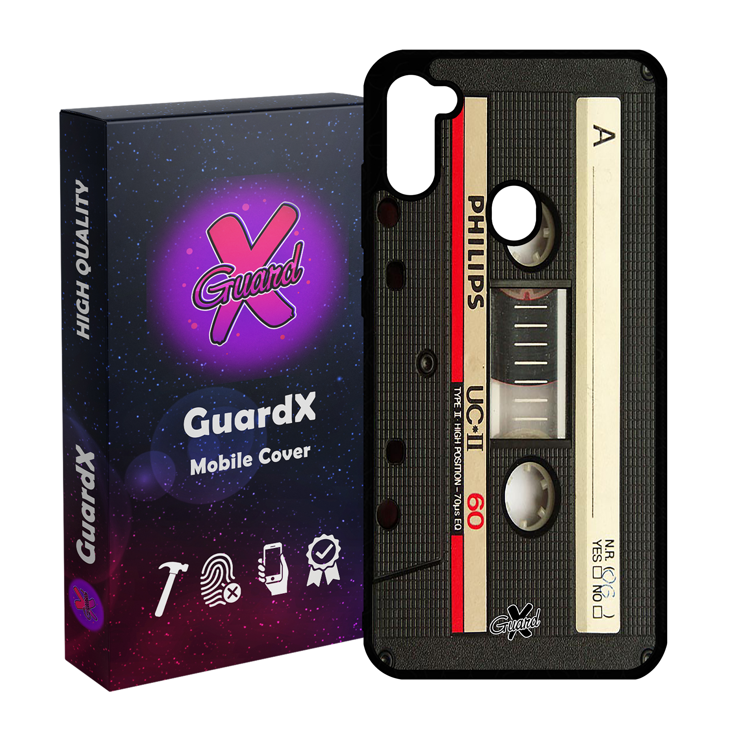کاور گارد ایکس طرح Cassette مدل Glass10063 مناسب برای گوشی موبایل سامسونگ Galaxy A11 / M11