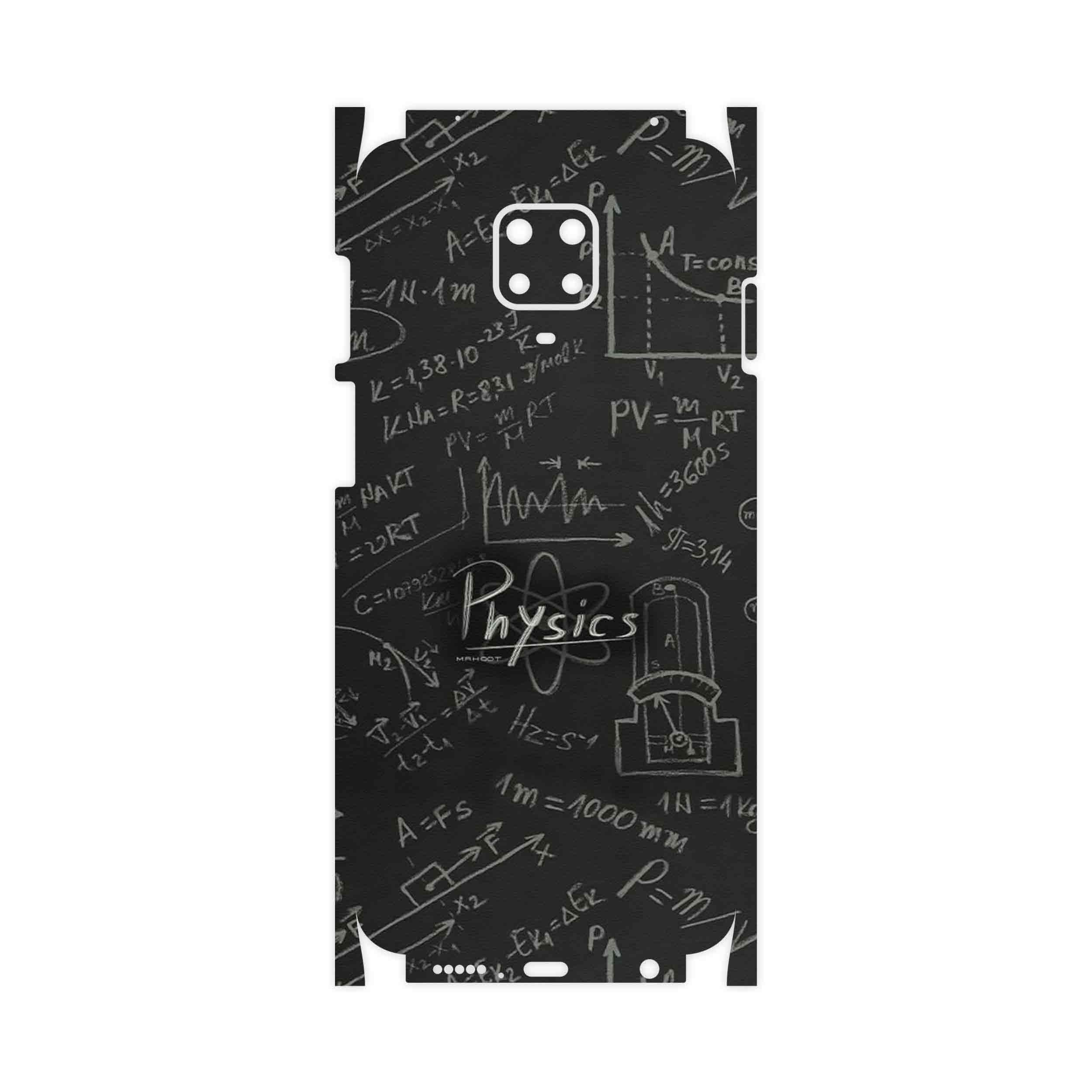 برچسب پوششی ماهوت مدل Physics Science-FullSkin مناسب برای گوشی موبایل شیائومی Redmi Note 9 Pro