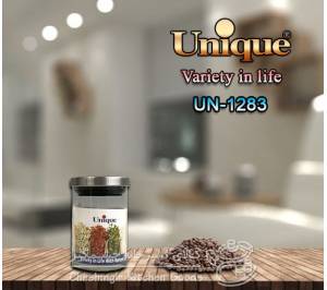 بانکه یونیک شیشه ای خطی درب استیل سایز 6  کد UN_1309