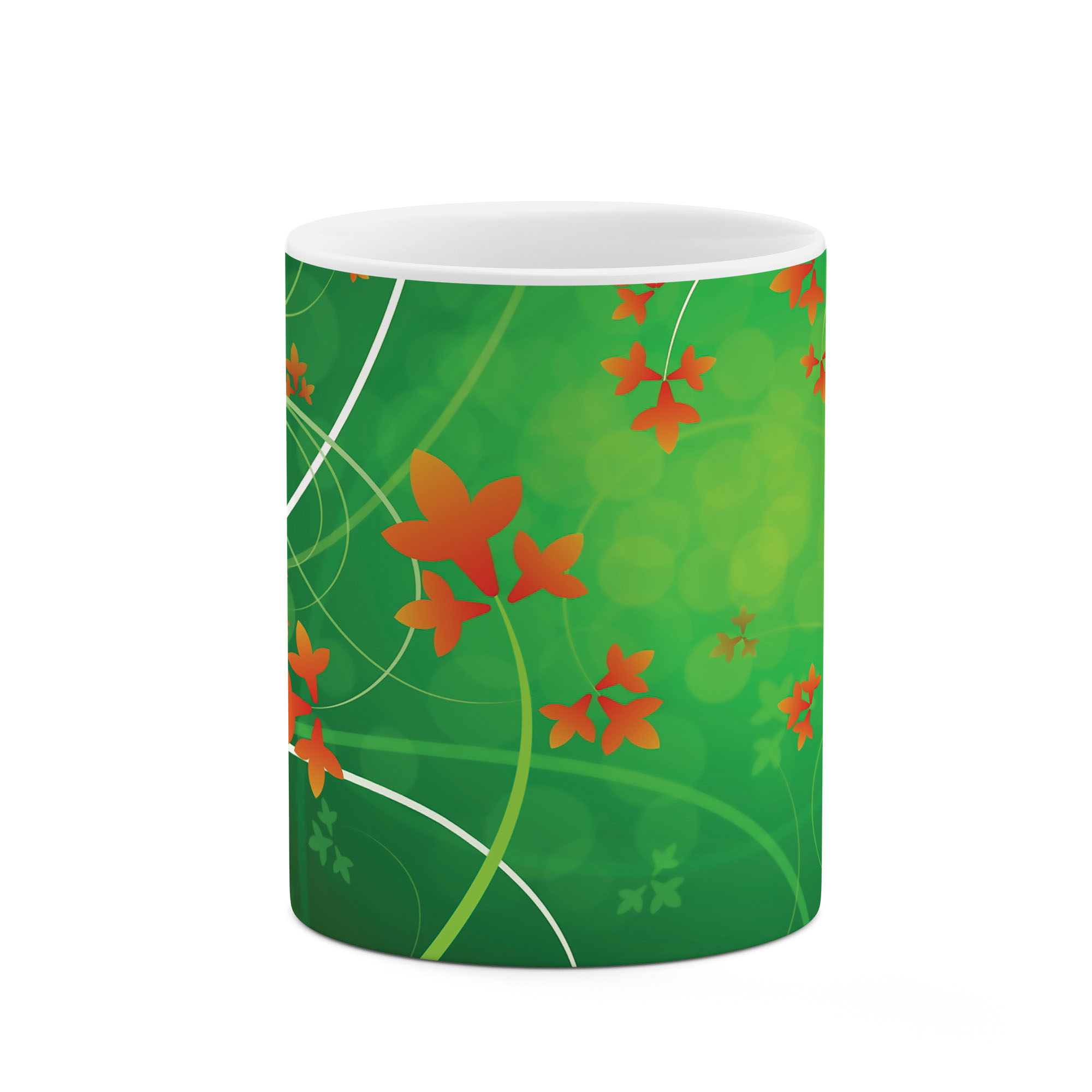 ماگ طرح گل مدل mug03317