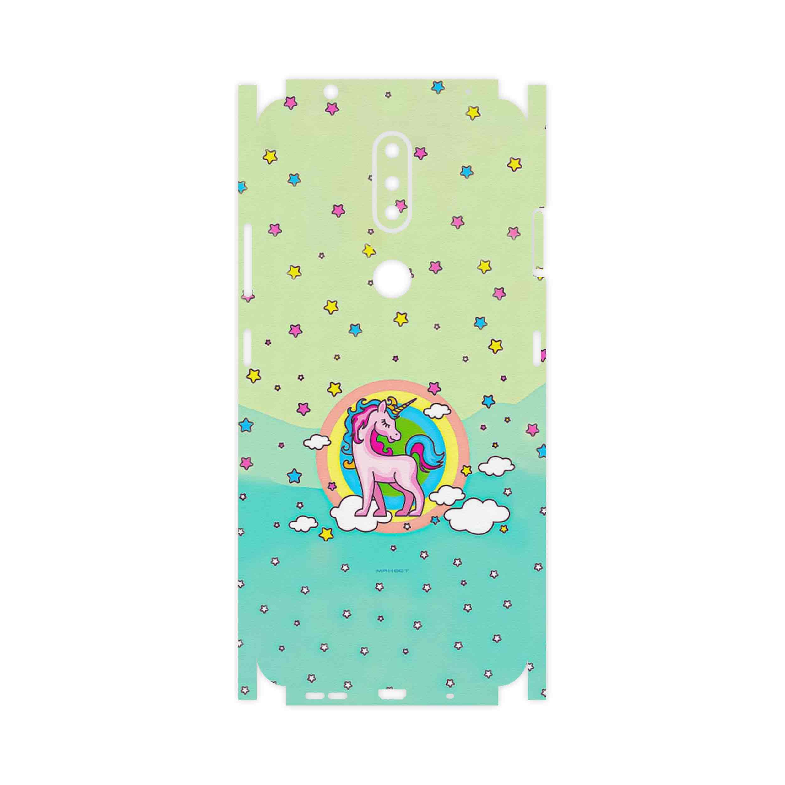 برچسب پوششی ماهوت مدل Rainbow unicorn adventure-FullSkin مناسب برای گوشی موبایل نوکیا 2.4
