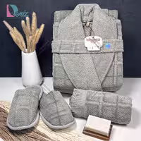 حوله ست یک نفره سه تکه مارتا رنگ صدری