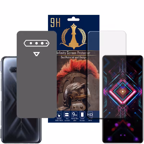 برچسب پوششی اینفینیتی مدل PRO MAX مناسب برای گوشی موبایل شیائومی BLACK SHARK 4 PRO به همراه محافظ صفحه نمایش