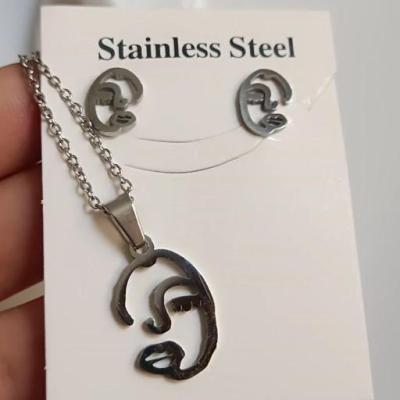 نیمست استیل صورتک (نقره ای)