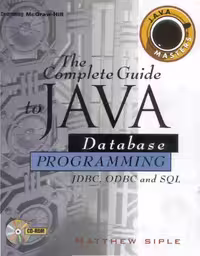 خرید و دانلود نسخه کامل کتاب The Complete Guide to Java Database Programming with JDBC