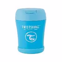 فلاسک غذای استیل 350 میل تویست شیک آبی Twistshake