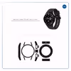برچسب ماهوت طرح Matte Black مناسب برای ساعت هوشمند سامسونگ Watch4 Classic 42mm