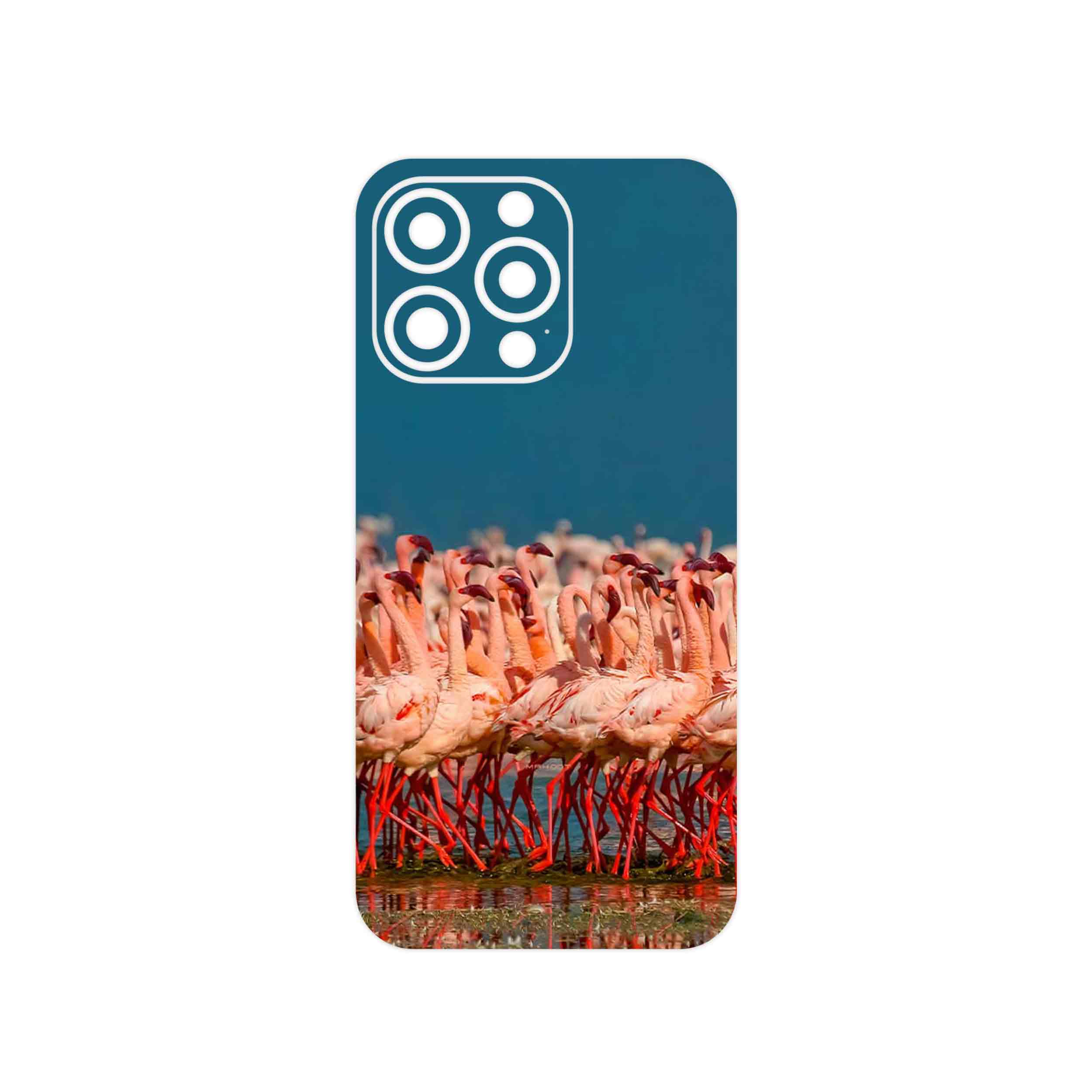 برچسب پوششی ماهوت مدل Flamingo مناسب برای گوشی موبایل اپل iPhone 13 Pro Max
