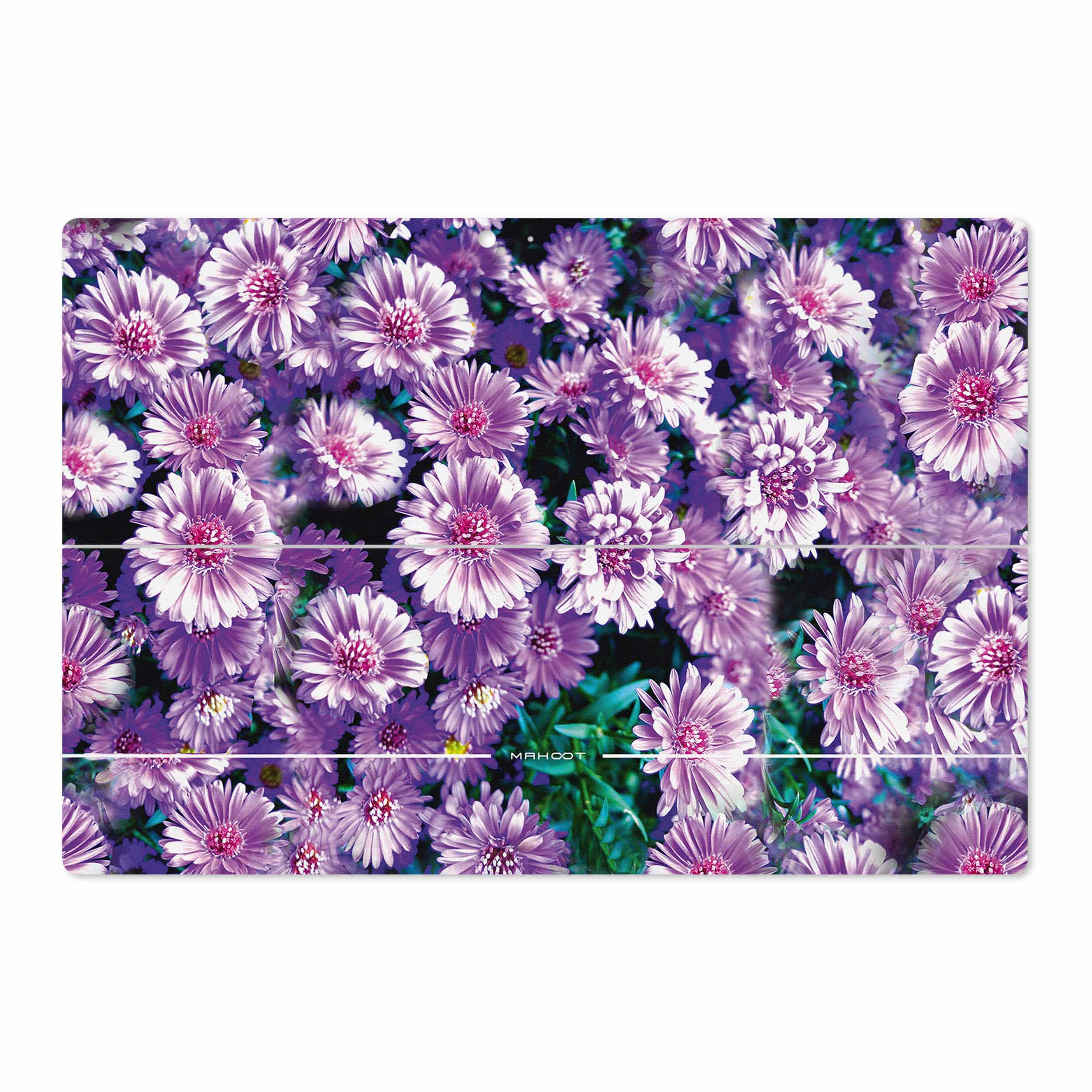 برچسب پوششی ماهوت مدل Purple-Flower مناسب برای تبلت مایکروسافت Surface Pro 3 2014
