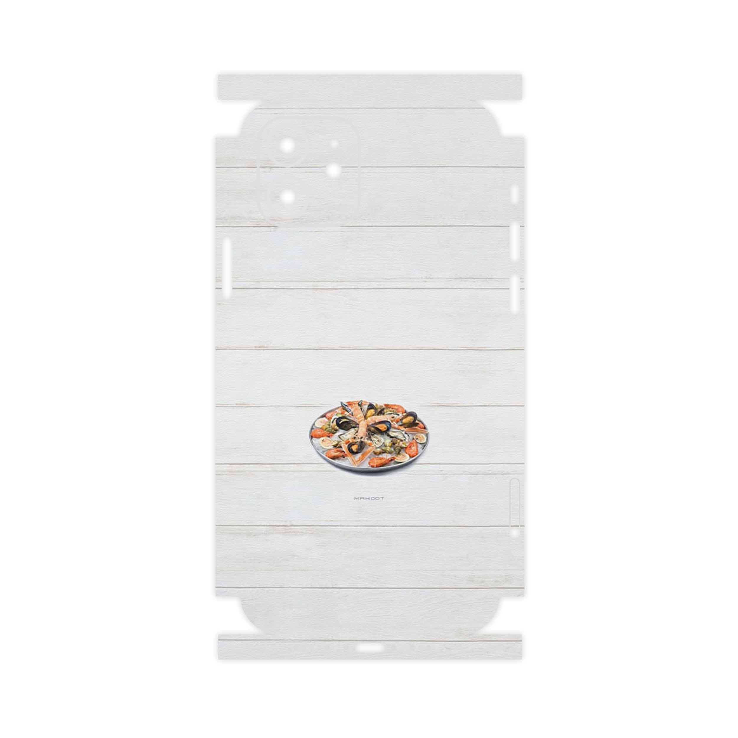 برچسب پوششی ماهوت مدل Seafood-FullSkin مناسب برای گوشی موبایل اپل iPhone 12