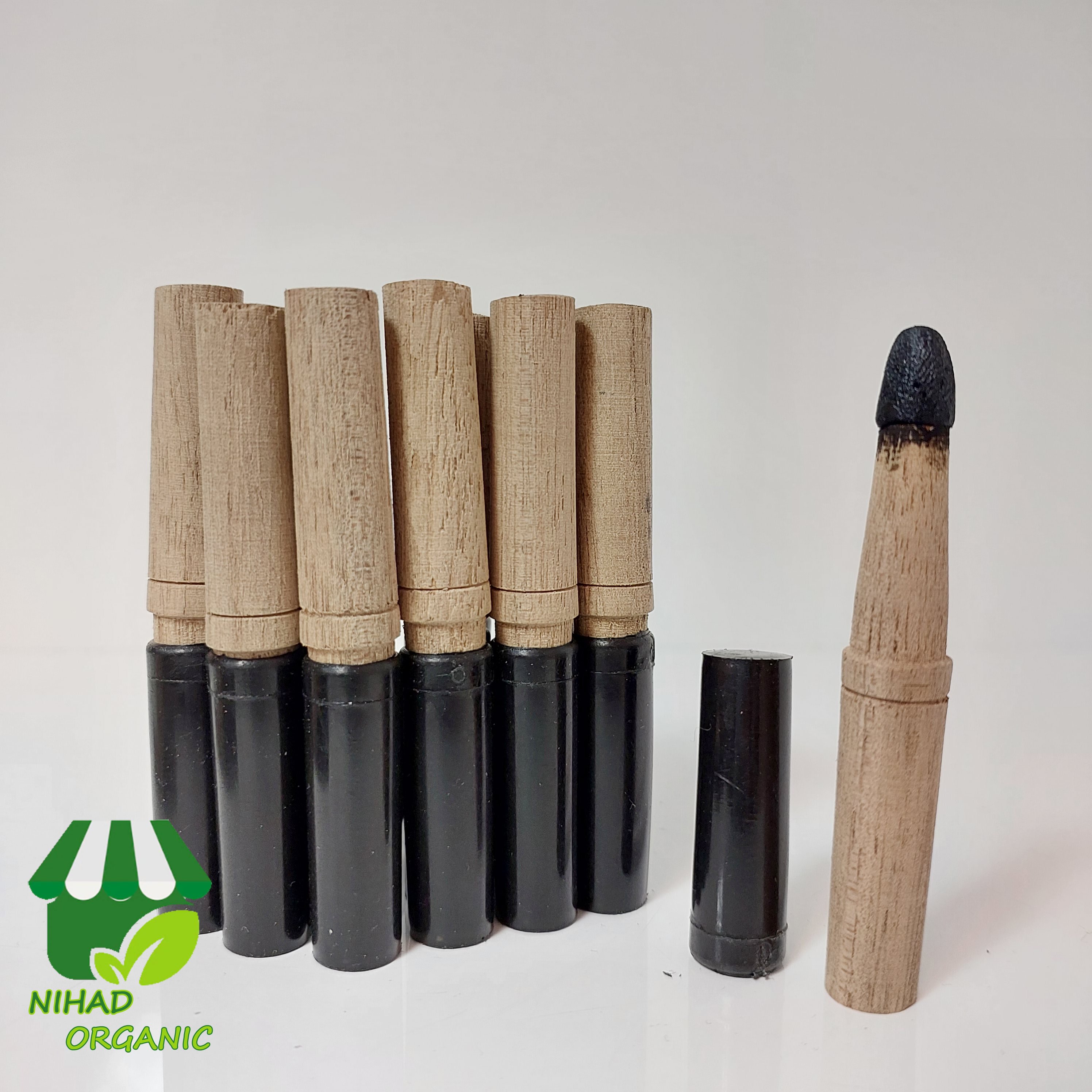 مداد سرمه دست ساز ارگانیک مشکی
